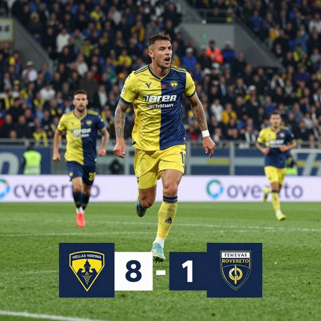 Hellas Verona 8-1 Rovereto: Màn huỷ diệt giao hữu định hình phong độ Serie A